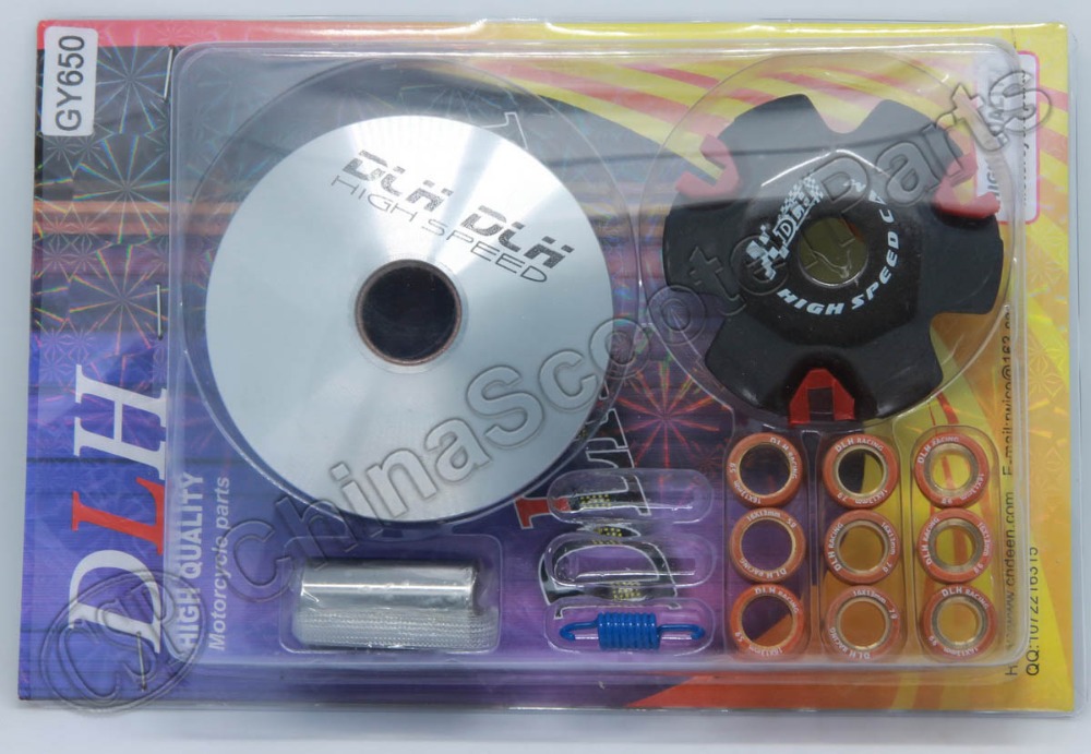 Performance DLH Variator Front Clutch Drive Pulley Kit for font b GY6 b font 50cc DIO