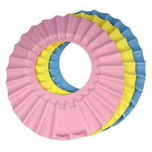 New Hot Sale Safe Shampoo Shower Bathing Bath Protect Soft Cap Hat For Baby Children Kids freeshipping & Wholesales Scolour