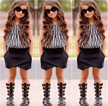2016 New Summer wear Girls Casual TOPS + Short Clothing Set Suit Girls Clothe Fashion wear