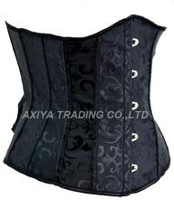2014 Hot Sell Free Shipping Sexy women Underbust Corset Embroidered Waist Training Corsets boned short corselet Sexy Lingerie