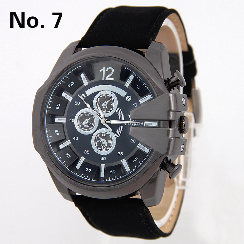 2016 New Fashion V6 Generous business men watch men's Watch High Quality Quartz Wrist Watch