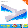 1 Pair High Quality Men Women Orthopedic Height Increase Insoles Massaging Invisible Half Silicone Foot Pad