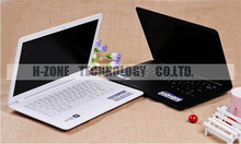 14 inch Cheap laptop with free shipping 4G RAM 320G HDD Win 7 WIFI Dual core