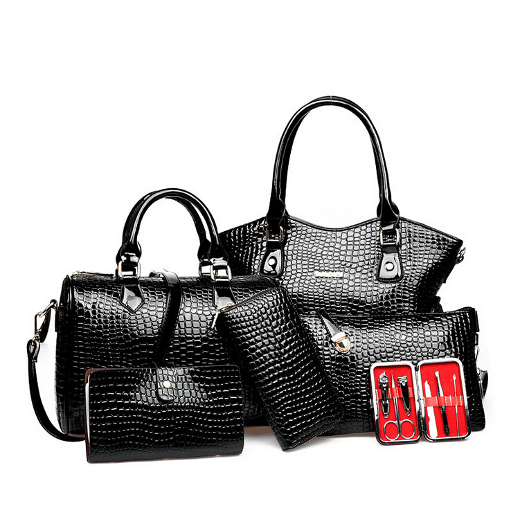 6 bags/set crossbody bags for women 2015 bolsos carteras mujer marca shoulder bags female women messenger bags