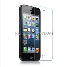 2pcs/lot slim 0.3mm Pelicula de vidro ultrathin 2.5D explosion proof tempered glas screen protector for iphone5 5s 5 iphon
