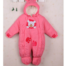 Free shipping wholesale Autumn and winter baby clothes baby clothing coral fleece animal style clothing romper