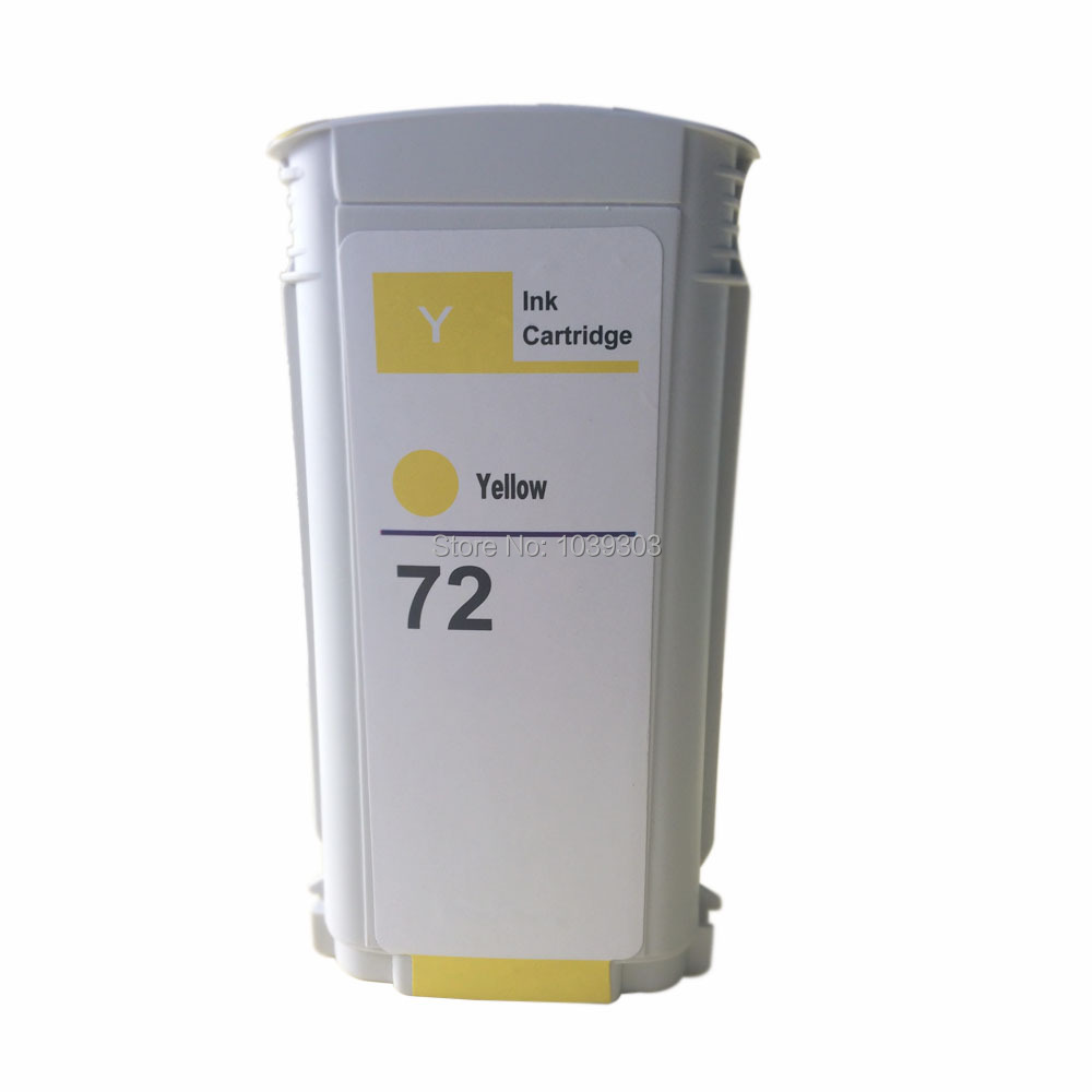 1Yellow Compatible ink cartridge for hp72 inkjet cartridge ...