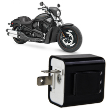 Motorcycle 12V 2 Pin Adjustable Frequency LED Flasher Relay Scooter Turn Signal Indicator for Honda Kawasaki KTM Suzuki Yamaha