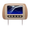 fashion 3 color Black gray beige touch buttons 800 480 7 inch LED TFT car headrest