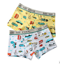 1pc Children Shorts Boy’s Cotton Cartoon Boxer Children Car Printed Short Panties Children Underwear 2 color 1420
