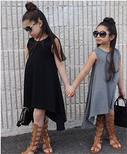 Hot Baby Girls Kids Batwing quoted Dress Trumpet Mermaid Clothing Outfits Top Dress