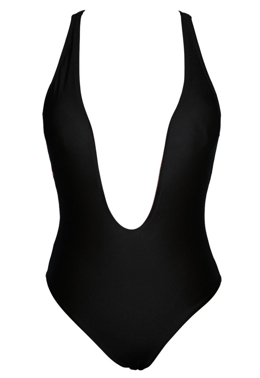 Black-Sexy-Plunge-Neck-Monokini-with-T-Back-LC41431-2-3