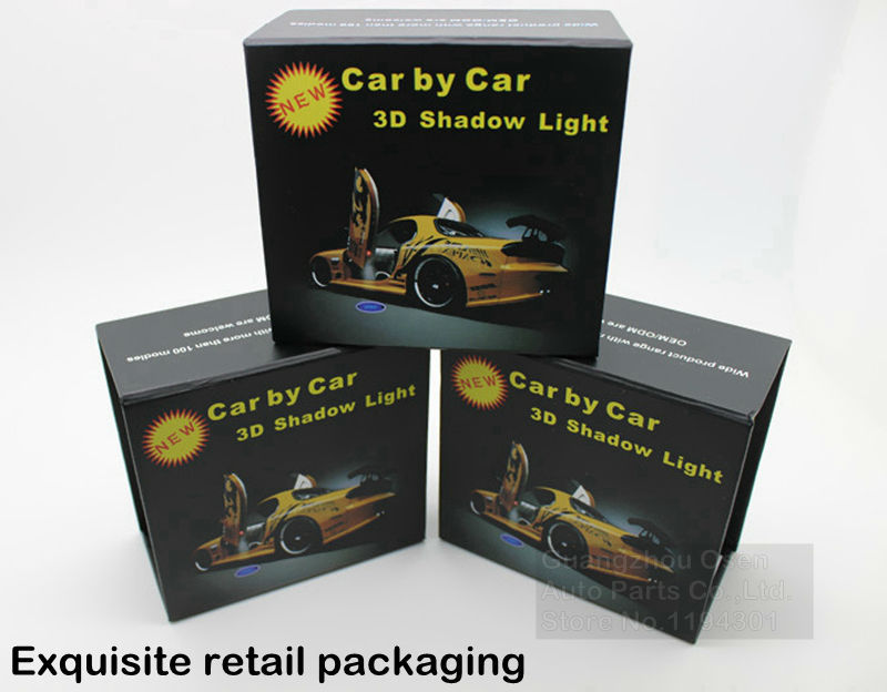 Special LED car door projector logo laser shadow welcome Warning light for Chevrolet Captiva Opel Antara 14