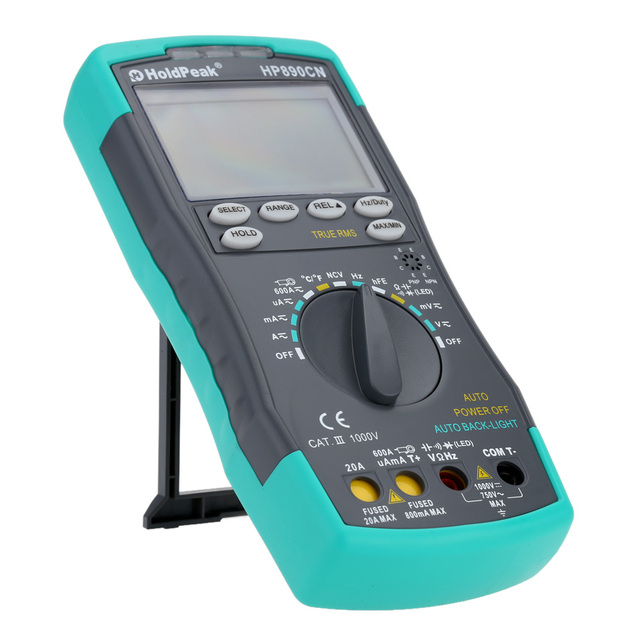 Anti-drop Performance LCD HoldPeak HP-890CN Digital Multimeter DC AC Voltage Current Meter Electrical Instruments