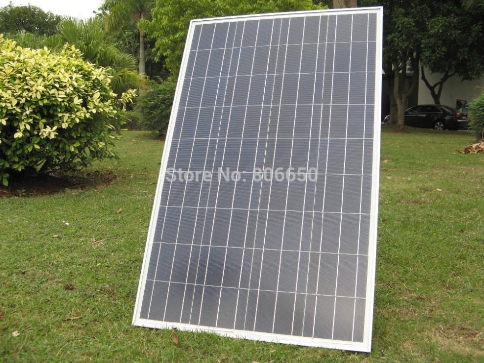 Hot 100W Watt Polycrystalline Solar Panel Photovoltaic Panels 100W Solar System 12V Battery Charger