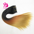 ombre synthetic hair weft straight hair weaves synthetic weft sew weave track hair extension 20inch