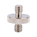 2pcs 1 4 Male to 1 4 Male Threaded Screw Convert Adapter for Camera Tripod Ballhead