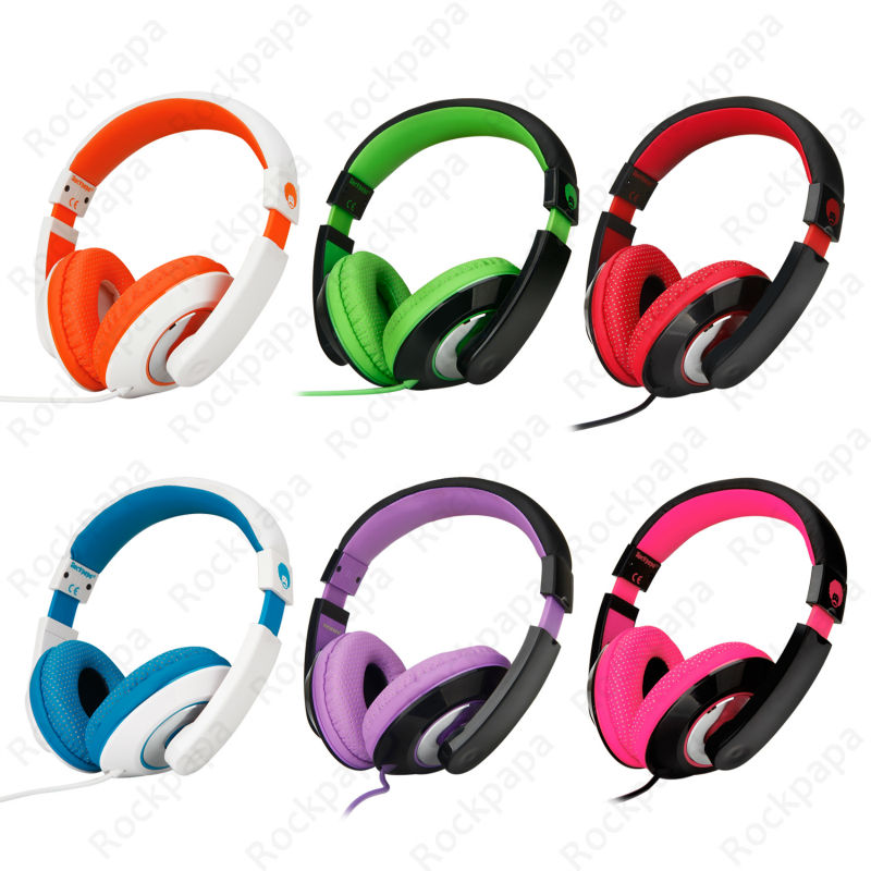Rockpapa Over the Head Boys Girls font b Kids b font Adult Adjustable Stereo Computer font