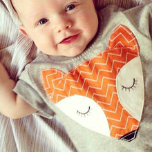 baby boy clothes newborn infant romper clothing sets Cartoon fox kids rompers boy girl baby clothes 0~2 year wear