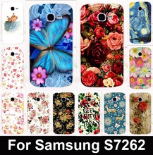 Hot sale Butterfly&Flower mobile phone case protective case hard Back cover for Samsung Galaxy Star Pro S7260 S7262 s7278 i679