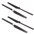 2 Pairs Yuneec Q500 13 Carbon Fiber Propeller Blades Typhoon Replace Spare Parts Prop Quick Self