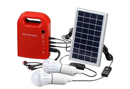 3W Portable solar power system for home use