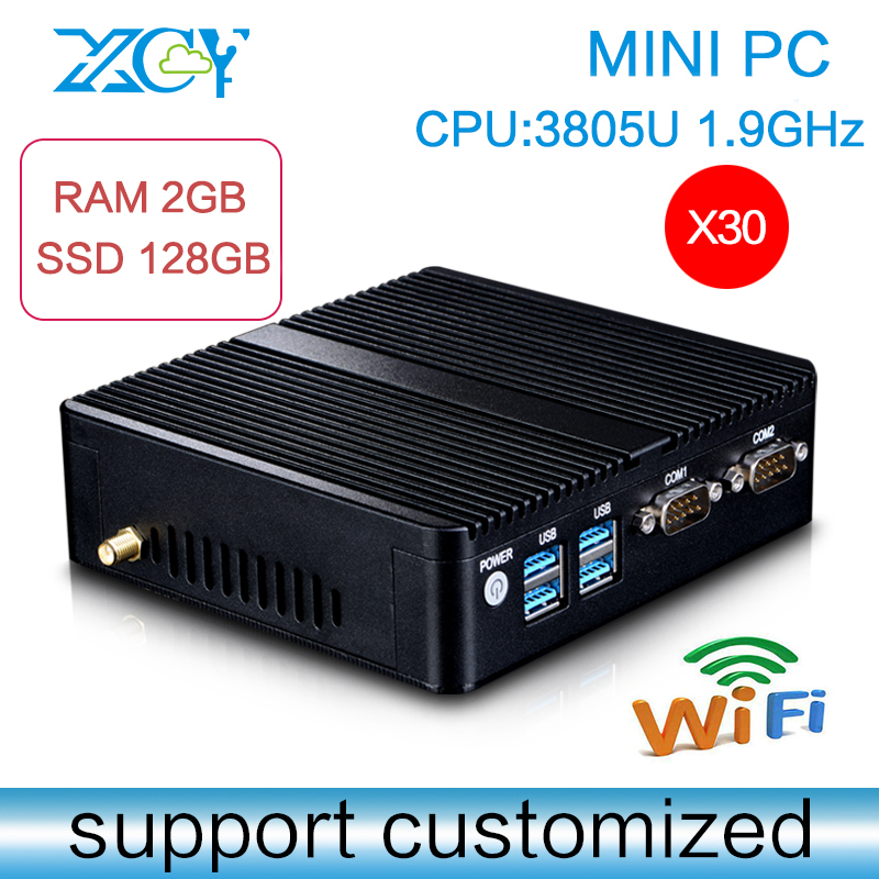Computer Case,3805U,DDR3 2G RAM 128G SSD, 12V Laptop Adapter, Fanless Motherboard, DDR3 Ram ,Mini PC Tablet Computer
