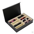 High grade leather glasses 8 grid storage box sunglasses display box