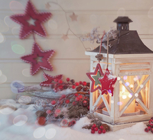 5ft*7ft photo studio background backdrop fondos para la foto de estudi Wood-paneled walls candle for christmas