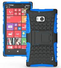 Dual Layer Armor Silicone + Hard Shell Hybrid Kickstand Case Cover For Nokia Lumia 930 Shock Proof