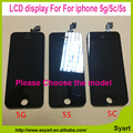Free DHL10pcs lot 5S 5C 5 lcd Grade AAA Made in China quality For iPhone 5