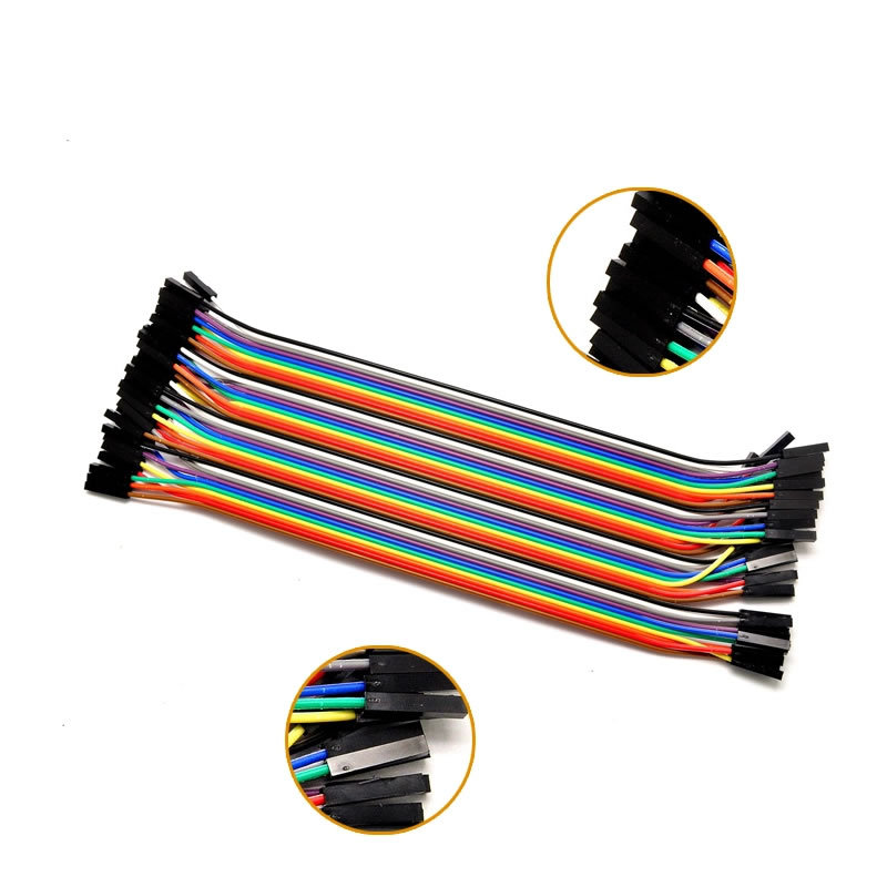 Free shipping Dupont line 40pcs 20cm female and jumper wire cable