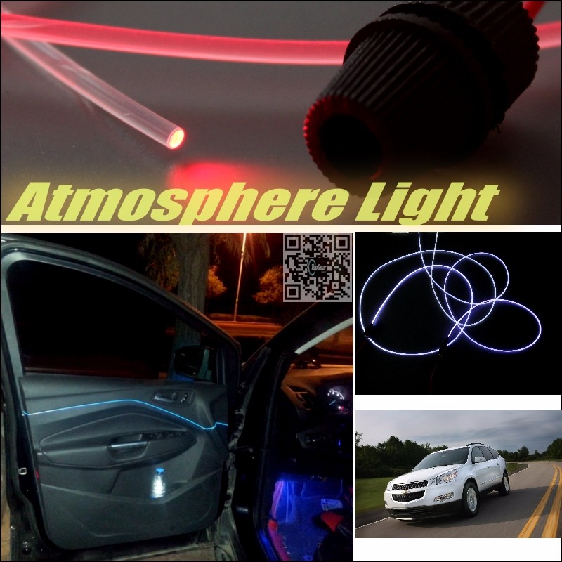 Car Atmosphere Light Fiber Optic Band For Chevrolet Traverse GMC Furiosa Interior Refit No Dizzling Cab Inside DIY Air light