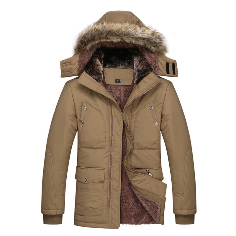 Men Winter Thick Coat added velvet jacket Men Cotton Warm Hooded Plush Coats large size XXXL 4XL outdoor parkas 2015 New fashion