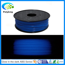 1.75mm 3mm Glow in Dark Blue ABS 3D printer supplies (1KG) Filament for Makerbot, Reprap, Afinia, UP and common 3D Printer