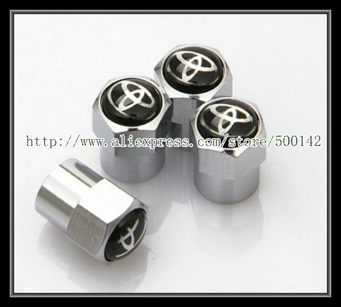 free shipping 30sets Car wheel Tire Valve Stem Air Caps Toyota (Fits