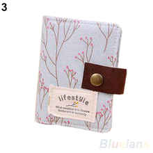 2014 New fahsion Women US Slot Floral Credit ID Card handbag Wallet Purse Holder Pouch Coin