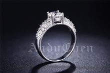 925 Sterling Silver bague fashion zircon wedding ring bijoux fine jewelry accessories engagement rings for women