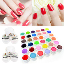36 Charming Colors Pure Color UV Nail Gel Polish Extension Professional Nail Gel Art Beauty Decoration Tool Manicure Nail Polish