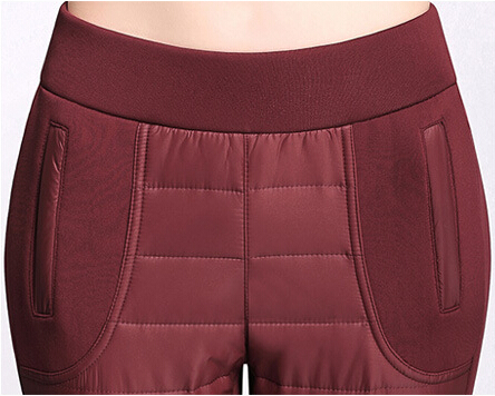 2015 New Winter Outer Wear Women Pants Fashion Female Slim Warm Windproof Plus Velvet Thick Cotton
