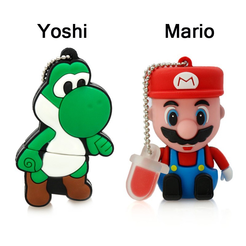 Amthinマリオusbフラッシュドライブ漫画クールyoshi 4グラムマリオ恐竜形64グラムメモリスティックペンドライブ Uディスク8ギガバイト16ギガバイト32グラムペンドライブ Uディスク フラッシュドライブmario Usb Aliexpress