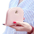 lovely purse clutch Women leather wallets Portable Mini Small Female Purse Bifold Card Holder Wallet carteira