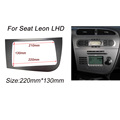 CT CARID Double 2 Din Fascia For Seat Leon LHD Radio GPS Stereo Radio Panel Dash