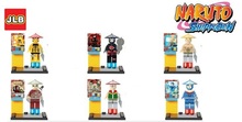 Venta al por mayor JLB 60 unids bloques de construcción Super Heroes figuras Naruto Shippuden Minifigures Bricks juguetes para niños Compatible con Lego