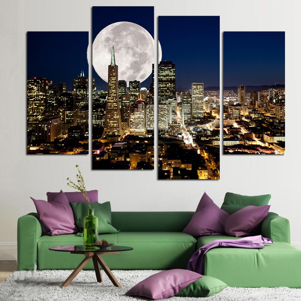 Online get cheap abstract painting cityscape aliexpress.com ...