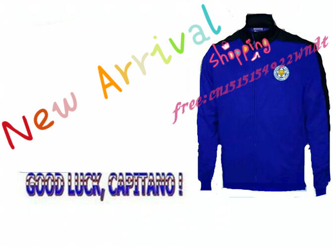 New Arrival Fashion Men's Good Quality Fitness Workout Leicester Football Soccer Training Jerseys Outdoor sports Jackets