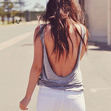 Women Sexy Halter Vest New Fashion Slim Camisole Black Gray Tank Tops