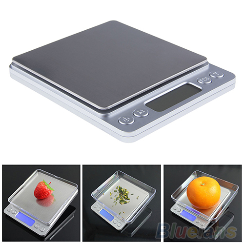 2000g 0 1g Jewelry Kitchen Baking Balance Precision Weight LED LCD Digital Scale 4KB1