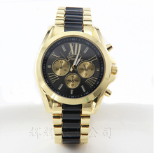 2014 New Fashion Kors Watch Gold Color Mens Watches Top Brand Luxury Hot Selling Ladies Watch