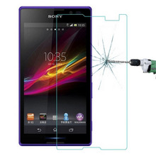 Premium Tempered Glass For Sony Xperia C S39H C2305 C2304 Dual Screen Protector 9H Protective Film With Retail Package